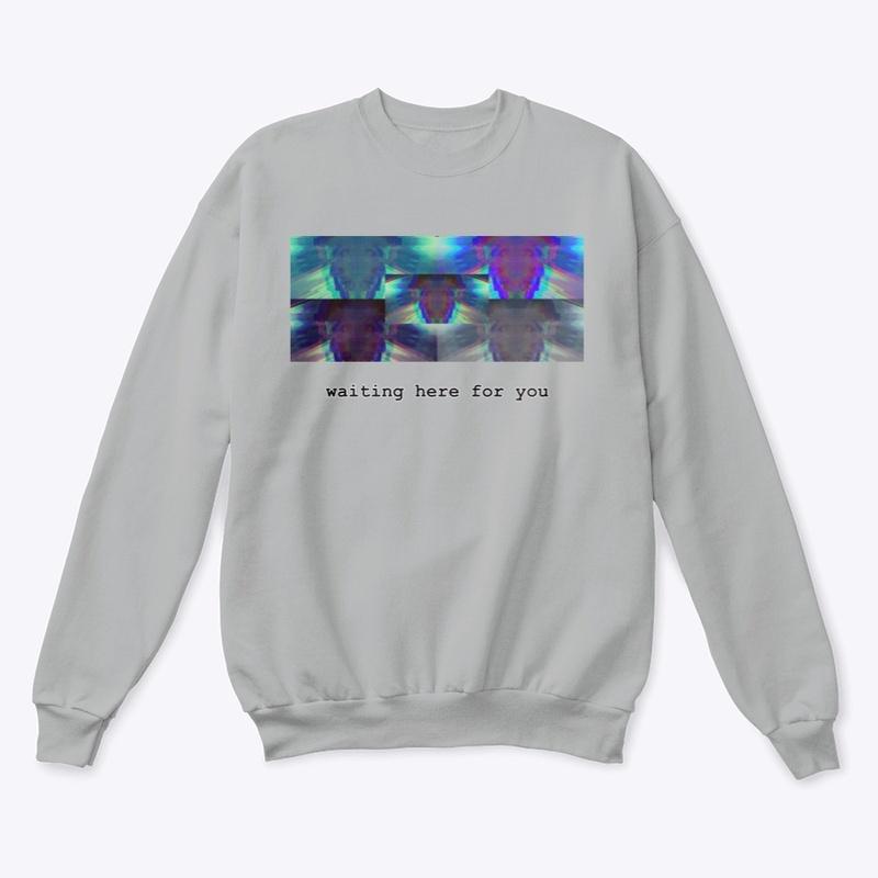 waiting here for you crewneck